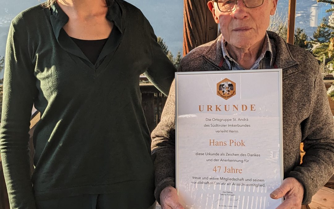 Ein Leben für die Bienen: Hans Pioks Imkerleidenschaft
