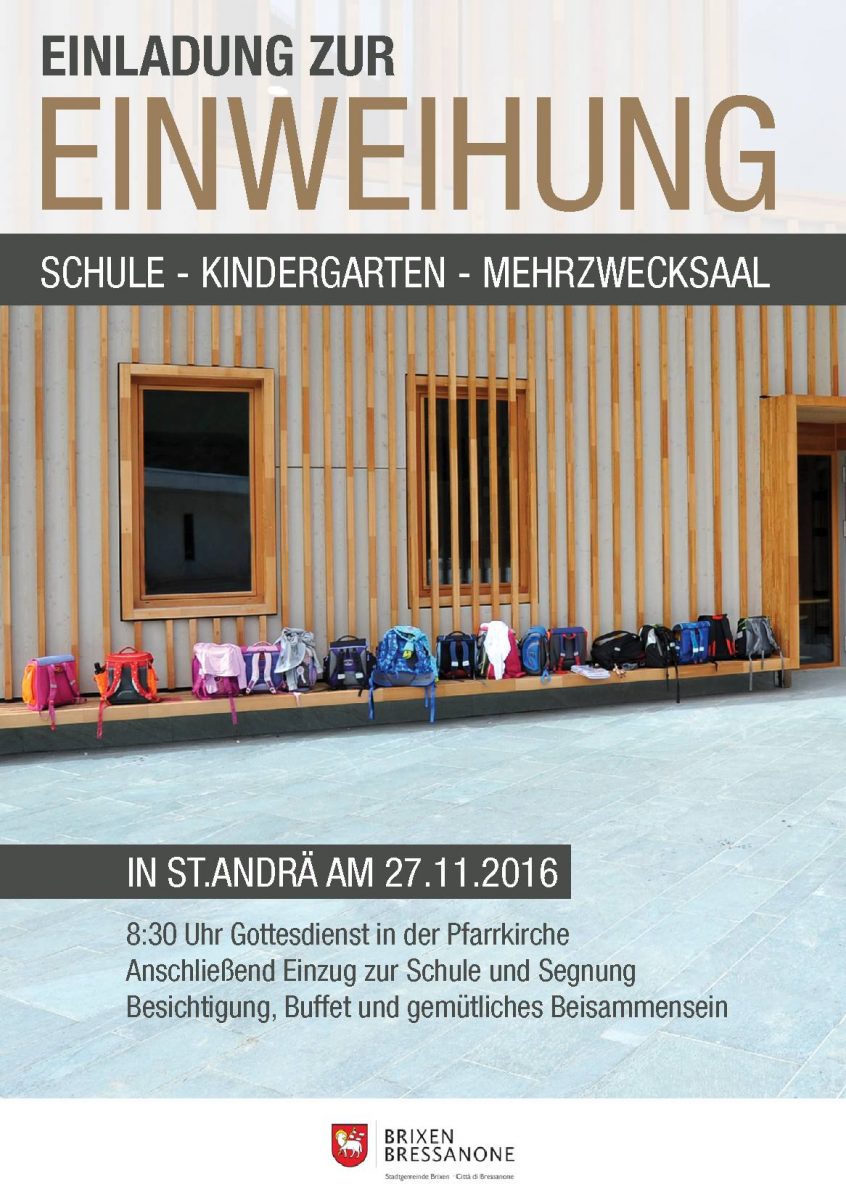 einweihung schule