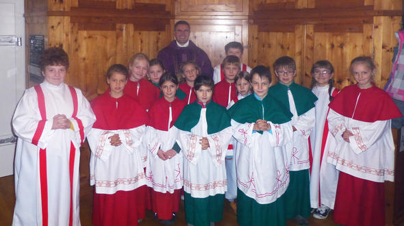 Neue Ministranten in St. Andrä