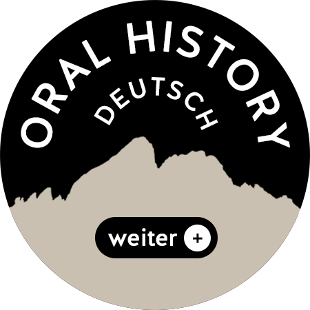 oral history button de oral history button de