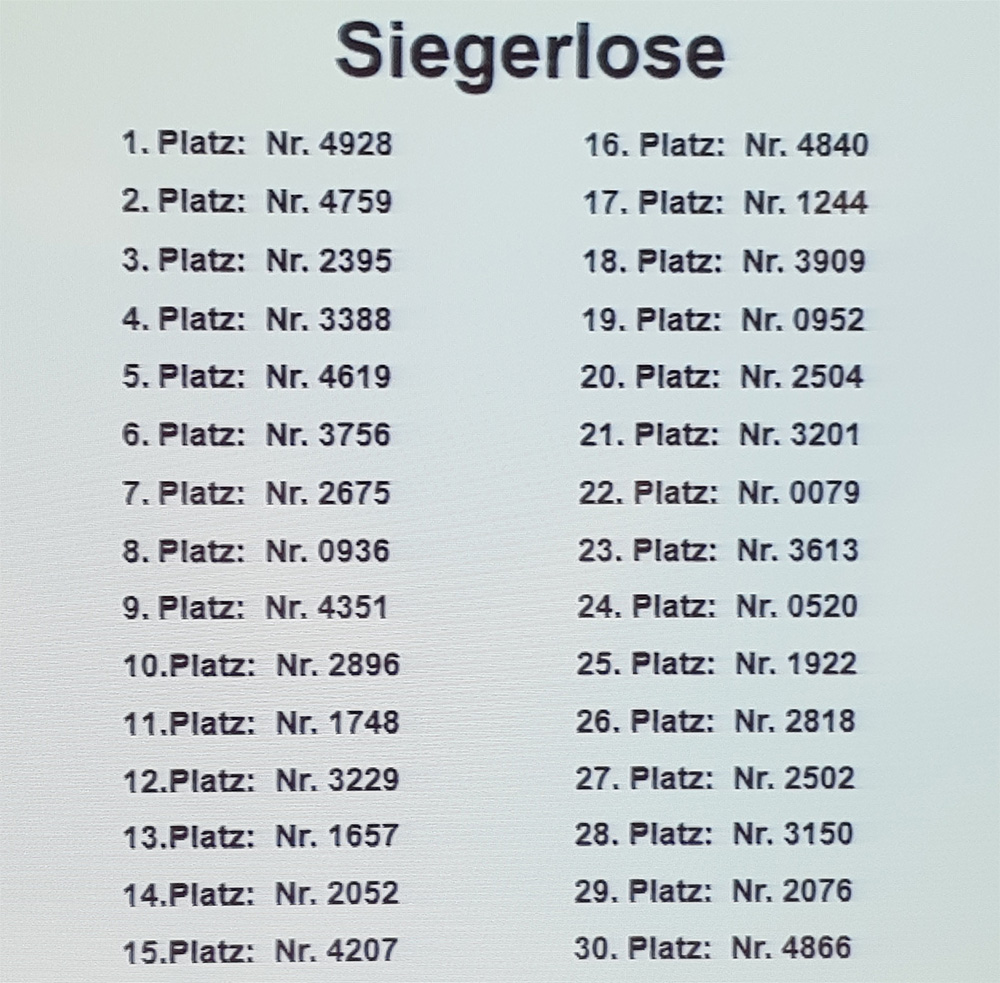 verlosung asv afers